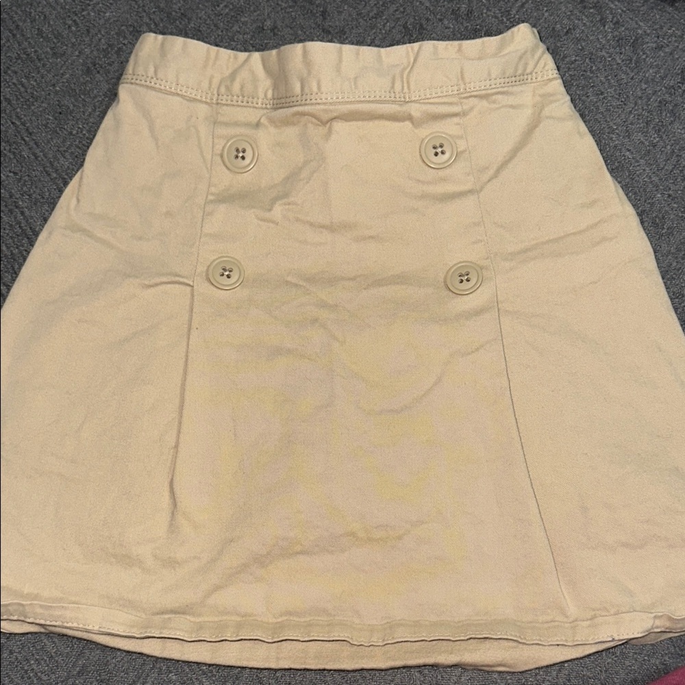 The Children's Place Tan Cream A-Line Mini Skort